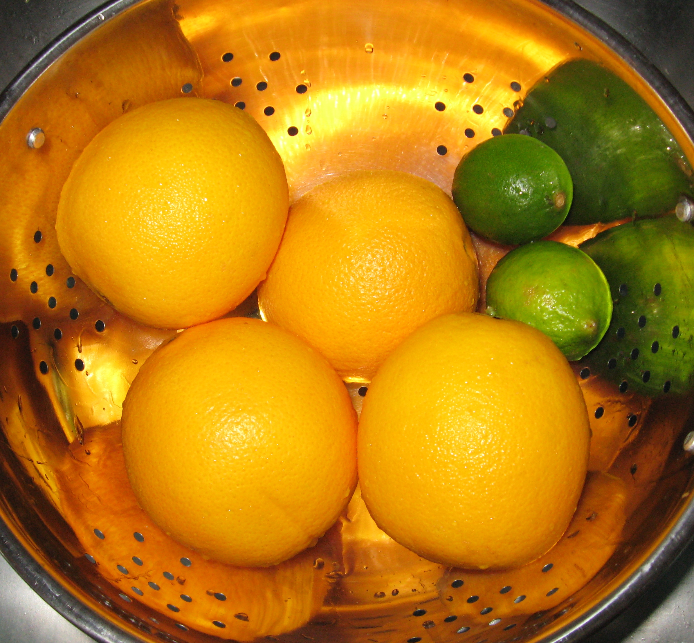 oranges and limes