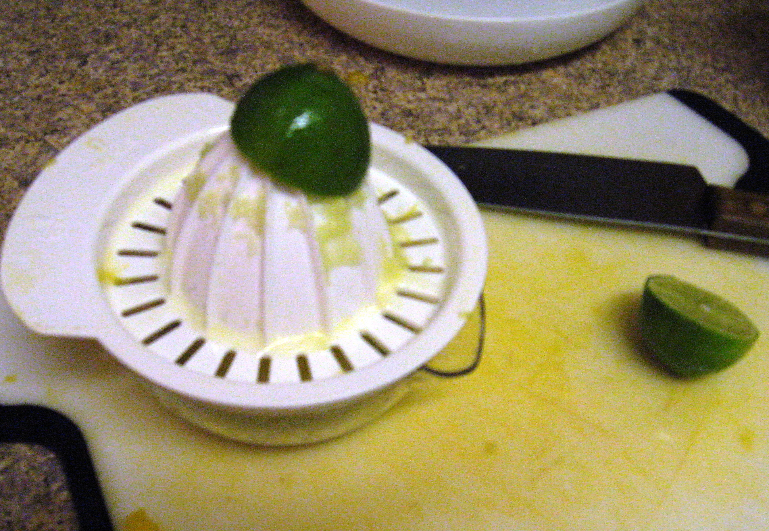 squeezing limes