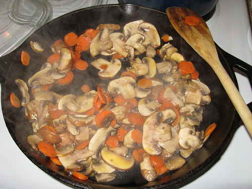 Carrots and Mushrooms