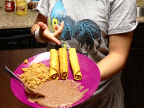 Sunset Mexican Cookbook - Flautas