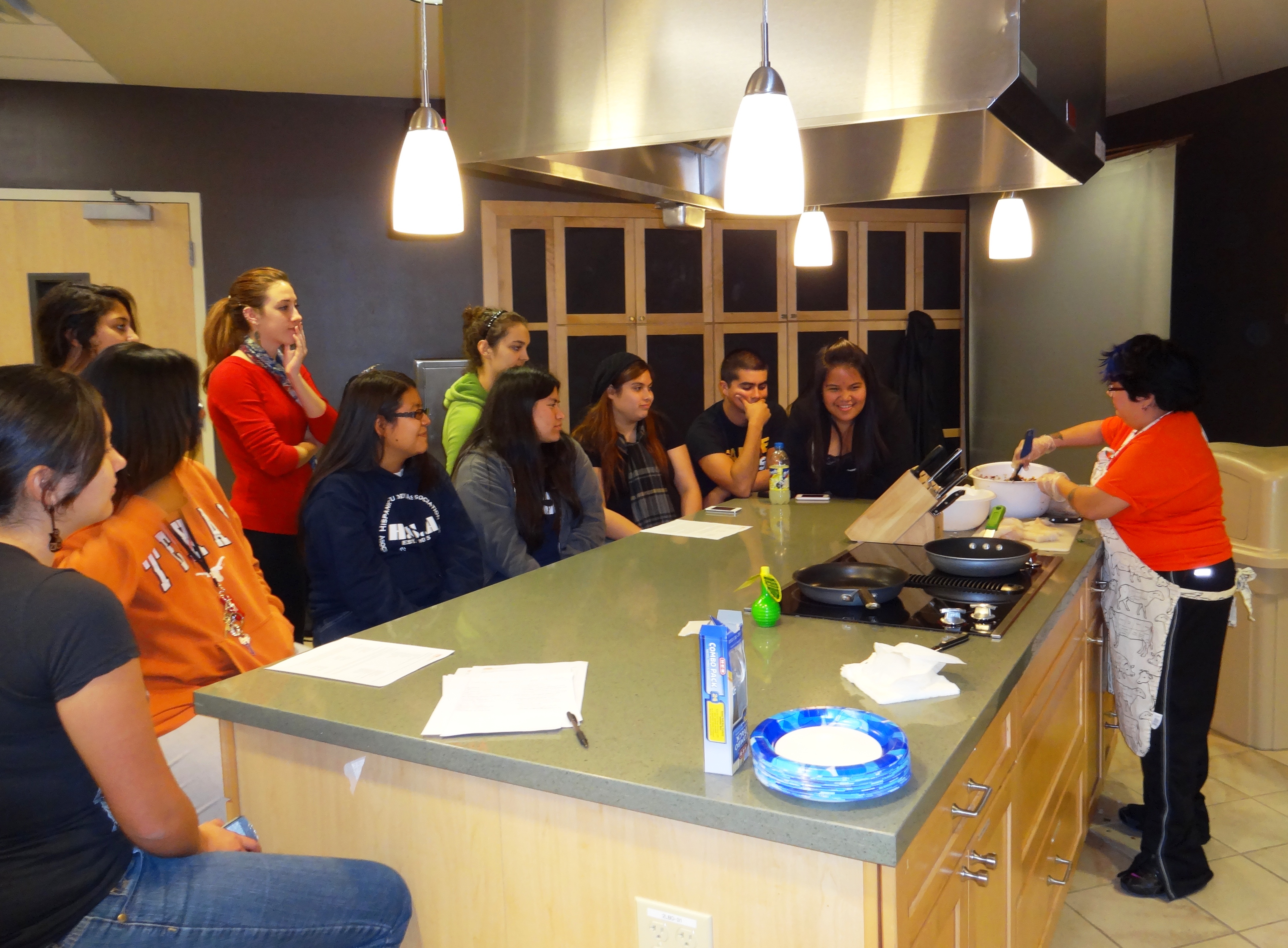 UTSA Rec Center Student Chef Cassie Prepares Pescado a la Veracruzana