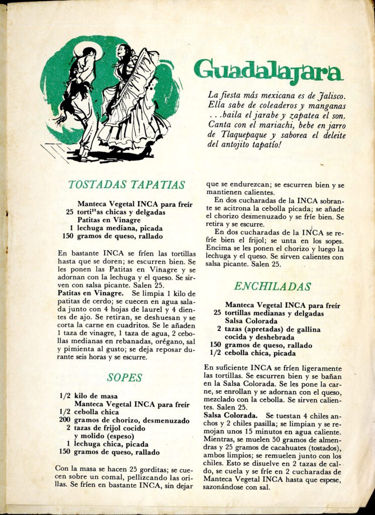 México: Tierra de Antojitos [1960s].