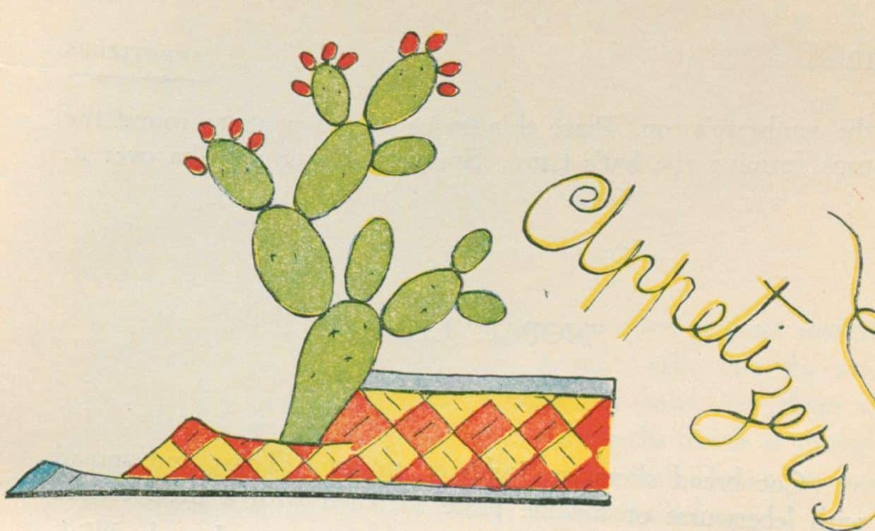 “NOPAL” (Prickly Pear). A species of cactus covered with clusters of spines and producing an edible fruit red, yellow, or green. It is very abundant in Mexico and very decorative. The Royal Eagle heroical symbol of a race came from the skies to rest its paws on the Nopal being forever the emblem of the Mexican country….9