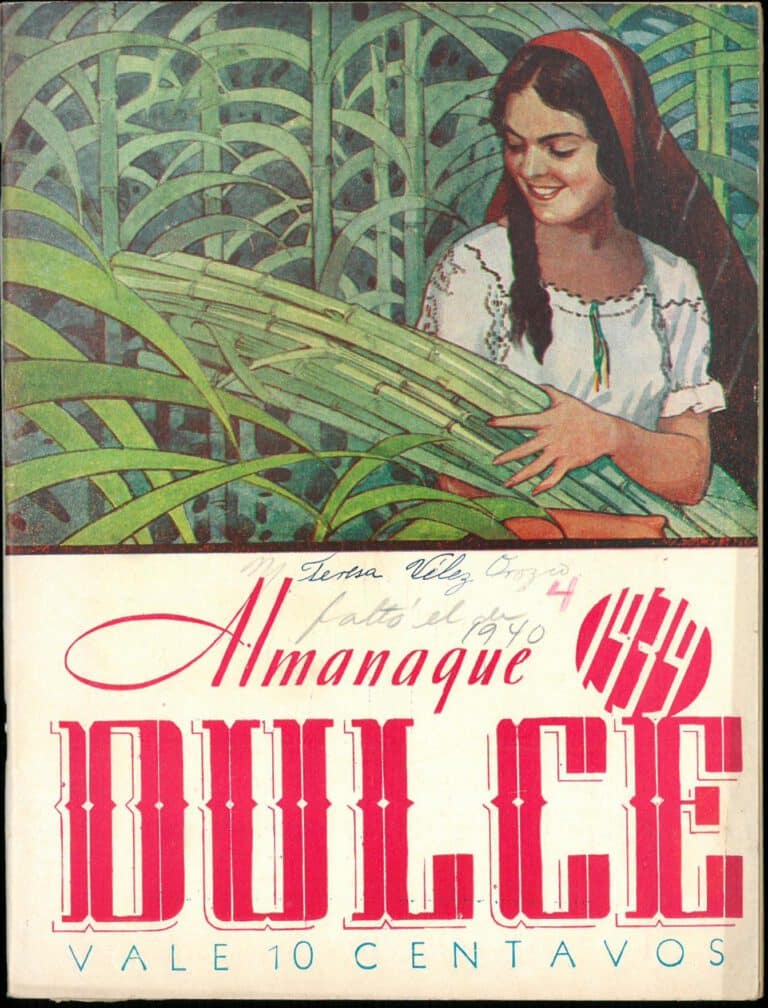 Almanaque Dulce 1939. UTSA Libraries Special Collections.