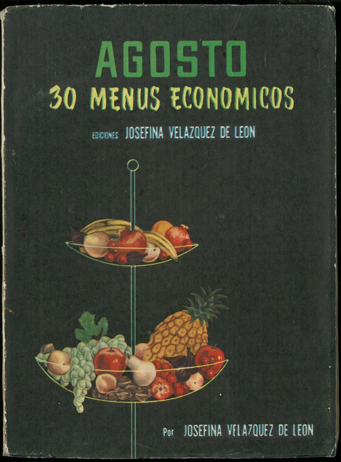 Augusto (30 Menus Economicos) by Josefina Velázquez de León. UTSA Libraries Special Collections.