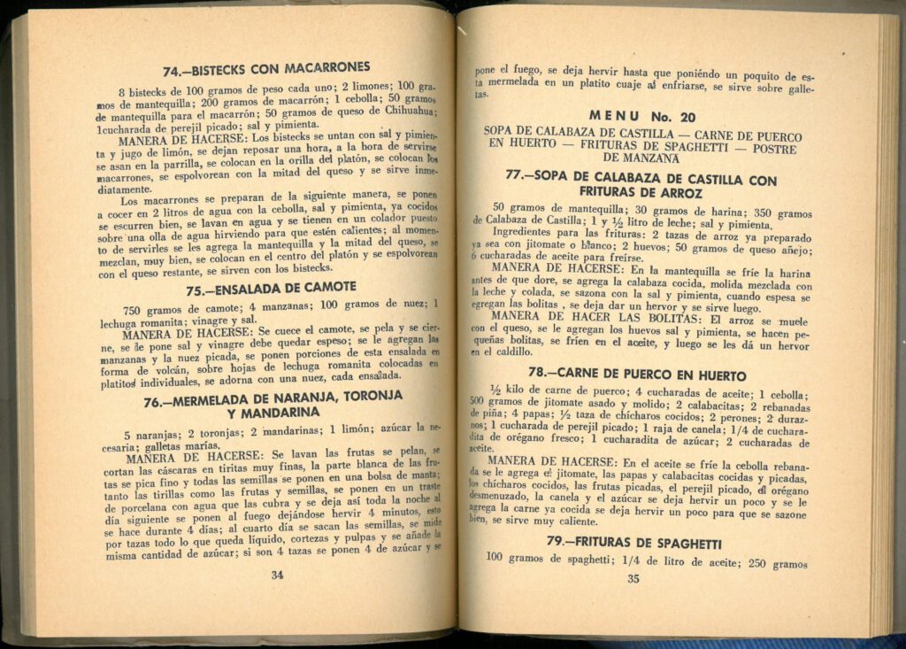 Diciembre (31 Menus Economicos) by Josefina Velázquez de León. UTSA Libraries Special Collections.