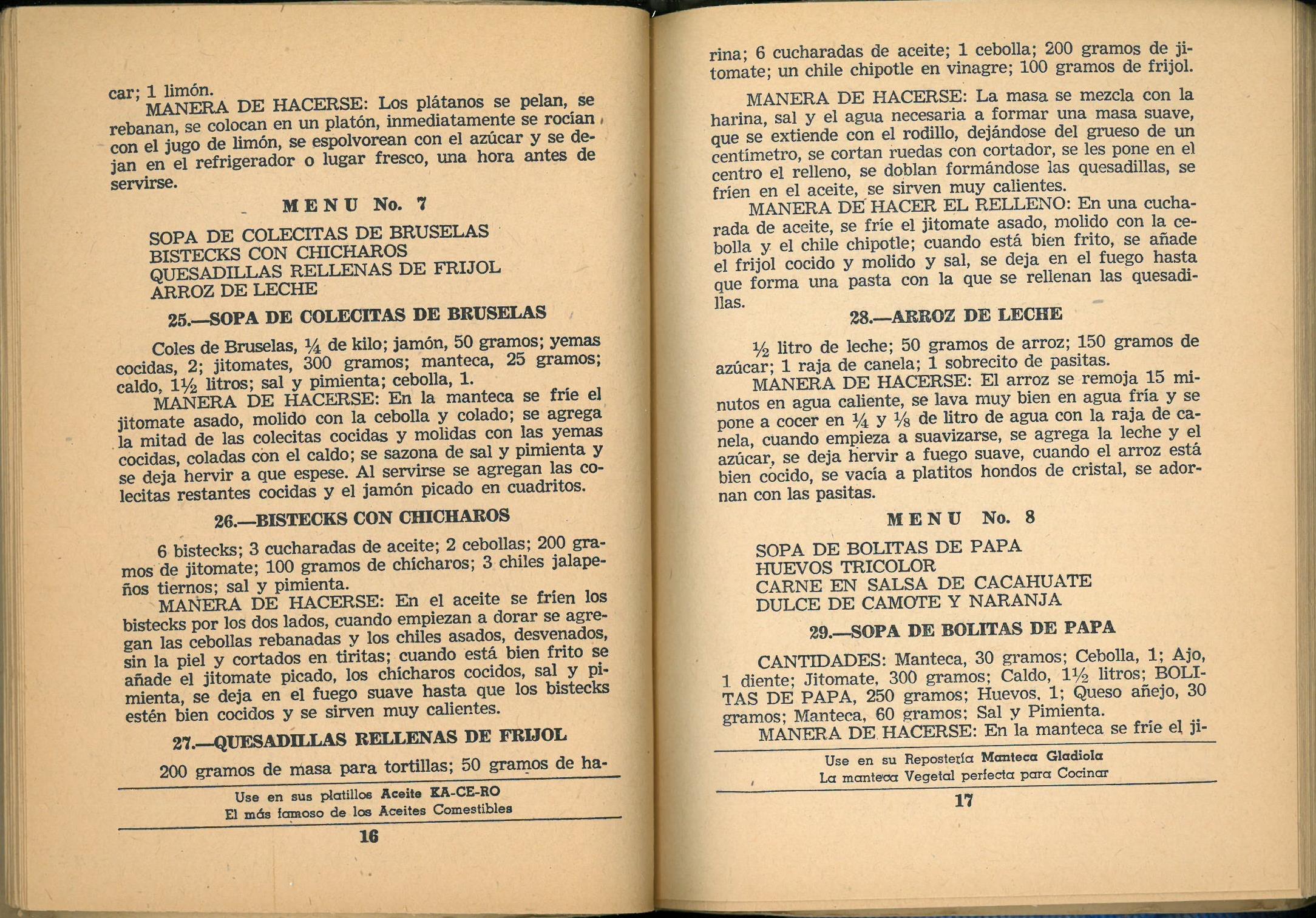 Enero (31 Menus) by Josefina Velázquez de León. UTSA Libraries Special Collections.