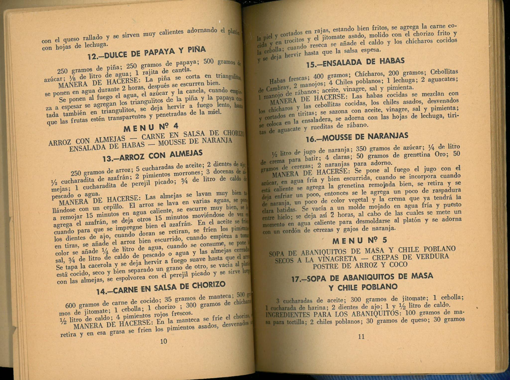 Octubre (31 Menus Economicos) by Josefina Velázquez de León. UTSA Libraries Special Collections.