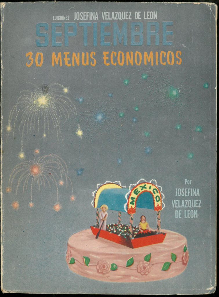 Septiembre (30 Menus Economicos) by Josefina Velázquez de León. UTSA Libraries Special Collections.