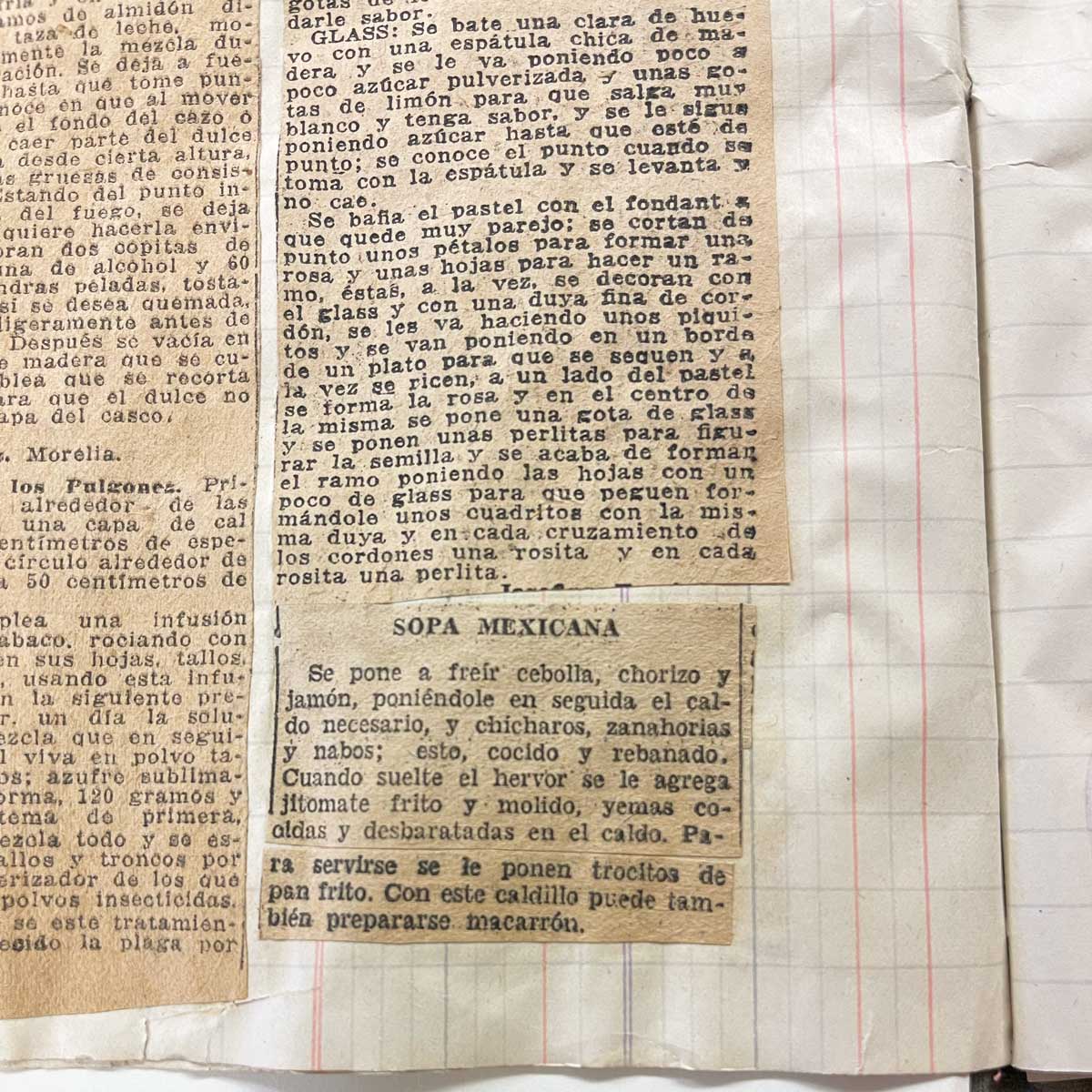 Sopa Mexicana 1920s ( Mexican Soup)